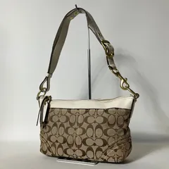2511-420｜コーチ シグネチャー ショルダーバッグ ホワイト