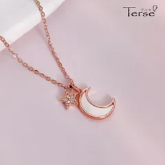 シルバー925 スターリングシルバー 月ペンダント 星ペンダント ネックレス レディース マザーオブパール 白蝶貝 CZダイヤ 星空 エレガント 上品 ミルキーホワイト 卒業式 入学式 謝恩会 二次会 フォーマル お呼ばれ パーティー  ホワイトデー 母の日