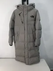 THE NORTH FACE ザノースフェイス ロング丈ダウンジャケット SUPER AIR ダウンコート グレー S