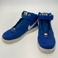 【中古品】NIKE ナイキ DR9513-400 AIR FORCE 1 MID 07 LV8 BLUE JAY/SAIL-YELLOW 靴 スニーカー 本体のみ（箱なし） 【160-251223-WA-01-iwa】