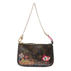 ルイヴィトン モノグラム ミニポシェット アクセソワール ヴィヴィエンヌ ブラウン  M69752  レディース モノグラムキャンバス  アクセサリーポーチ