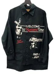 ヒステリックグラマー HYSTERIC GLAMOUR WELCOME TO HYS TIME オーバーサイズ ドールフォト グラフィック NEW YORK PUNK BLACK 黒 01213AH06 長袖シャツ プリント ブラック 104LT-295
