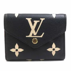 ルイ ヴィトン LOUIS VUITTON  三つ折り財布 バイカラーモノグラム ポルトフォイユ ヴィクトリーヌ M80968