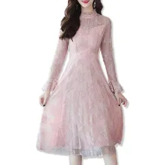 送料無料 未使用 パ－ティ－ イベント  ミディアム丈 ワンピース 11号 L (OPN2472)