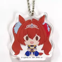 【中古】雑貨 ダイワスカーレット ちょこのっこアクリッツチャーム(2) 「一番くじ ウマ娘 プリティーダービー 1弾」 G賞