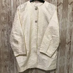 anatelier（アナトリエ）　ノーカラージャケット　アイボリー　M