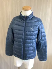 PUMA フルジップダウンジャケット　キッズ　Mサイズ　美品