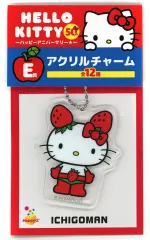 【中古】キーホルダー ハローキティ(2012年) アクリルチャーム 「Happyくじ ハローキティ 50th～ハッピーアニバーサリー★～」 E賞