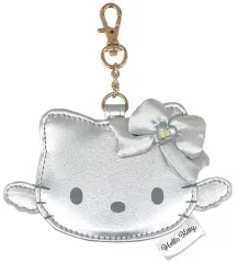 【中古】キーホルダー ハローキティ フェイスミラーチャーム シルバー 「サンリオキャラクターズ」
