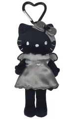 【中古】キーホルダー ハローキティ スタイルアップマスコット エンジェル(ブラック) 「サンリオキャラクターズ」