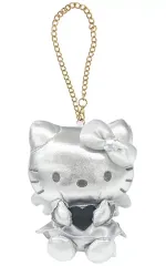 【中古】キーホルダー ハローキティ 合皮マスコットチャーム シルバー 「サンリオキャラクターズ」