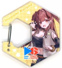 [중고] 열쇠 고리 戌神 코로네 (등신) [CAPCOM CAFE × 스트리트 파이터 6 × 가상 YouTuber 홀로 라이브 제 2 탄 트레이딩 아크릴 카라비나]