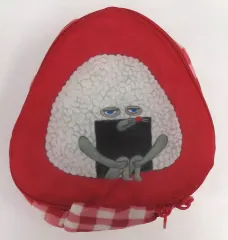 【中古】タオル・手ぬぐい おにぎりぼうや パン・おにぎりポーチ 「ブロッコリーくじ×パンどろぼう 第2弾」 C賞