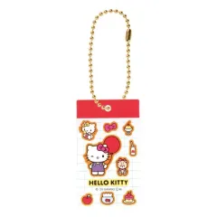 【中古】キーホルダー 風船 「ハローキティ シール風アクリルキーチェーン」