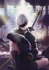 【中古】クリアポスター A3クリアポスター 9S 「一番くじ NieR：Automata Ver1.1a -人類に栄光あれ-」 F賞