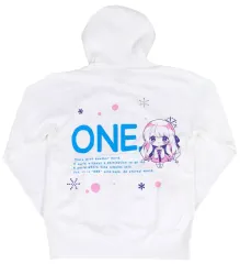 【中古】アウターウェア 長森瑞佳(デフォルメ) パーカー ホワイト Lサイズ 「ONE ～輝く季節へ～」