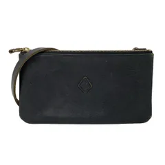 CLEDRAN(クレドラン) ショルダーバッグ - 黒 ストラップ着脱可 レザー