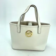 マイケルコース ハンド ミニバッグ 革 白ランチ 旅行 FZ114