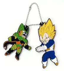 【中古】キーホルダー・マスコット(キャラクター) セル＆ベジータ ラバーキーホルダー～スーパーサイヤ人大集合～ 「一番くじ THANK YOU!ドラゴンボール30th!!」 H賞