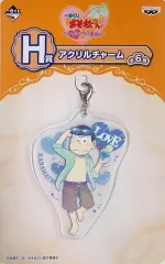 【中古】キーホルダー・マスコット(キャラクター) カラ松 アクリルチャーム 「一番くじ おそ松さん～週松デートは僕達と～」 H賞