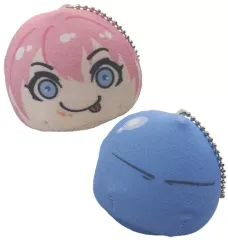 【中古】キーホルダー・マスコット(キャラクター) [単品] リムル＆ミリム むぎゅむぎゅマスコット2種セット 「コミックス 転生したらスライムだった件 6巻 特装版」 同梱特典