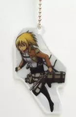 【中古】キーホルダー・マスコット(キャラクター) クリスタ (立体機動Ver) リフレクターキーチェーン 「進撃の巨人」 セブンイレブン限定 進撃の巨人キャンペーン グッズ