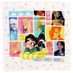 【中古】タオル・手ぬぐい(キャラクター) ヴァネロペ＆ディズニープリンセス ハンドタオル 「シュガー・ラッシュ：オンライン」