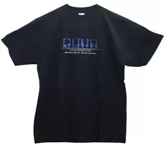 【中古】Tシャツ(キャラクター) [単品] 月は東に日は西に はにはにTシャツ ブラック フリーサイズ(タグ表記：L) 「オーガスト夏コミセット2004」 