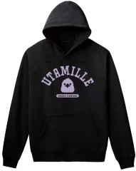 【中古】アウターウェア タマ モチーフパーカー ブラック メンズLサイズ 「うたごえはミルフィーユ」