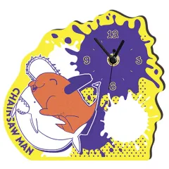 【中古】置き時計・壁掛け時計 ポチタ＆鮫 ダイカットポチタクロック 「チェンソーマン」 タイトー限定