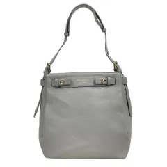 IACUCCI(イアクッチ) ショルダーバッグ - グレー ストラップ着脱可 レザー