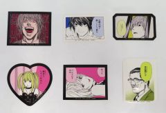 [중고] 씰·스티커 집합(야카이 모래 하트형/그 외) 문구 어소트(스티커) [이치반쿠지 DEATH NOTE] I상