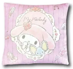 【中古】クッション・抱き枕・本体 マイメロディ プリントスクエアクッション 「サンリオキャラクターズ」