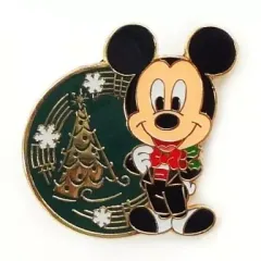 【中古】バッジ・ピンズ(キャラクター) ミッキー (2007年クリスマスVer. ビッグバンドビート) ピンバッジ 「ディズニー」 東京ディズニーシークリスマス限定ワゴンゲーム 残念賞景品