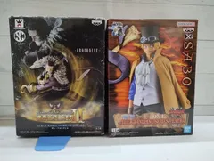 【R3-58】☆破損あり ワンピース フィギュア 2点セット SCultures BIG 造形王頂上決戦2 vol.3 サー・クロコダイル DXF～THE GRANDLINE SERIES～EXTRA SABO