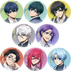 【中古】バッジ・ピンズ 全8種セット 「ブルーロック トレーディンググリッター缶バッジ バレエコア style」