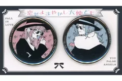 【中古】バッジ・ピンズ 桂おとぎ＆一刻 缶バッジ2個セット 「恋せよまやかし天使ども」 月刊デザート2024年9月号＆コミックス3巻連動 応募者全員プレゼント