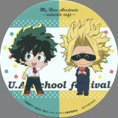 【中古】マグカップ・湯のみ 緑谷出久＆オールマイト 購入特典コースター 「僕のヒーローアカデミア×animatecafe」 飲食・購入特典
