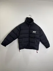 ky_o6様リクエスト  S00373｜HELLY HANSEN ブラック 黒 ヘリーハンセン｜ダウンジャケット メンズ｜Y2K｜90S｜古着｜大人気｜一点物｜ヴィンテージ｜アウトドア アメカジ ストリート｜冬アウター 防寒｜フォロー割あり