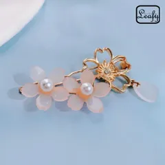 桜ヘアピン さくら パール ラインストーン ピンク 和装 浴衣 結婚式 二次会 卒業式 入学式 2026 春 新生活 フォーマル ヘアアクセサリー 髪飾り レディース プレゼント ギフト お花見 送料無料 即購入OK 最短当日〜翌日発送