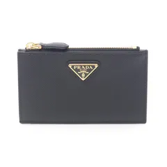 プラダ PRADA カードケース SAFFIANO TRIANG 1MC086QHHF0002 ネロ サフィアーノレザー カードケース レディース 新品