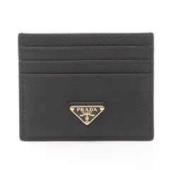プラダ PRADA カードケース SAFFIANO TRIANG 1MC025QHHF0002 ネロ サフィアーノレザー カードケース レディース 新品