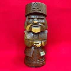 ハワイ製 ミロウッド ティキ像 木彫り 置物 ハワイ製 ミロウッド ティキ像 木彫り 置物 - メルカリ