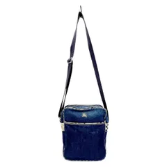 ◆◆BURBERRY BLUE LABEL バーバリーブルーレーベル ショルダーバッグ デニム ネイビー