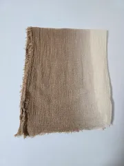 자아 ブラウン グラデーション ショール マフラー 1223