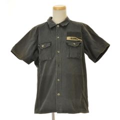 名作】WTAPS ダブルタップス ヘリンボーン ウールシャツ オリーブ