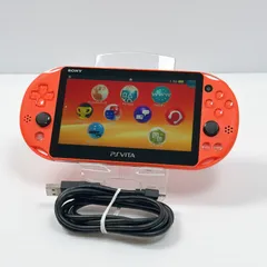 PSVITA PCH 2000 ネオンオレンジ PlayStation Vita FW3.71 遊べるセット 動作確認済み ソニー プレイステーション psvita