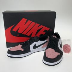 Jordan ブラック/ピンク ハイカットスニーカー US10 - メルカリ