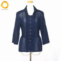 #anc キャラ・オ・クルス CARA O CRUZ シャツ・ブラウス 13 紺 七分袖 レディース [941836]