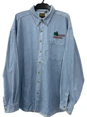 長袖 デニム シャツ XL サイズ 44